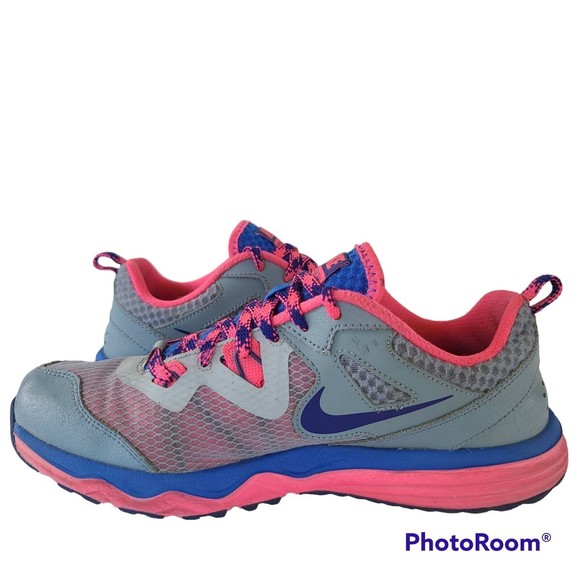 Nike Dual Fusion Womens Size 8.5 Gray Pink Trail Running Athletic Shoes Sneakers - Picture 4 of 10